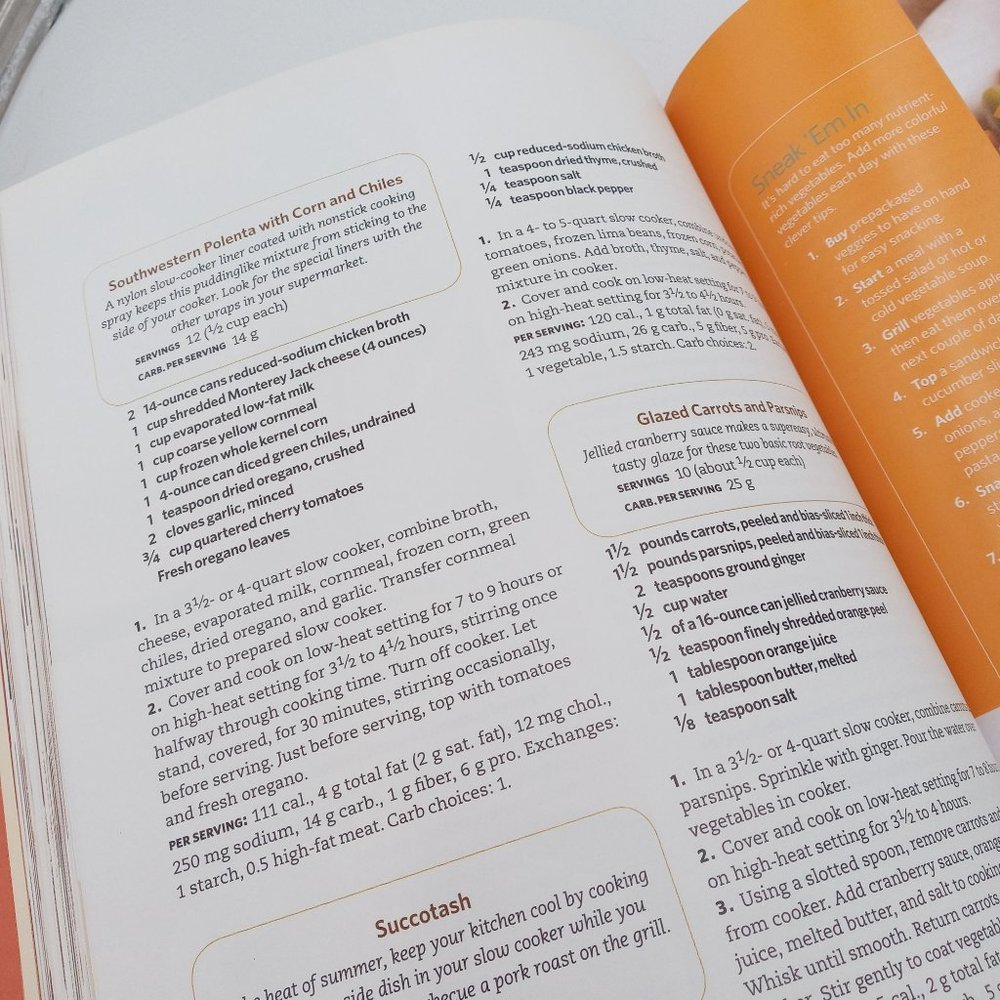 Diabetic Living Favorite Slow Cooker Recipes Cookbook Foodie Book Kitchen - Picture 6 of 8
